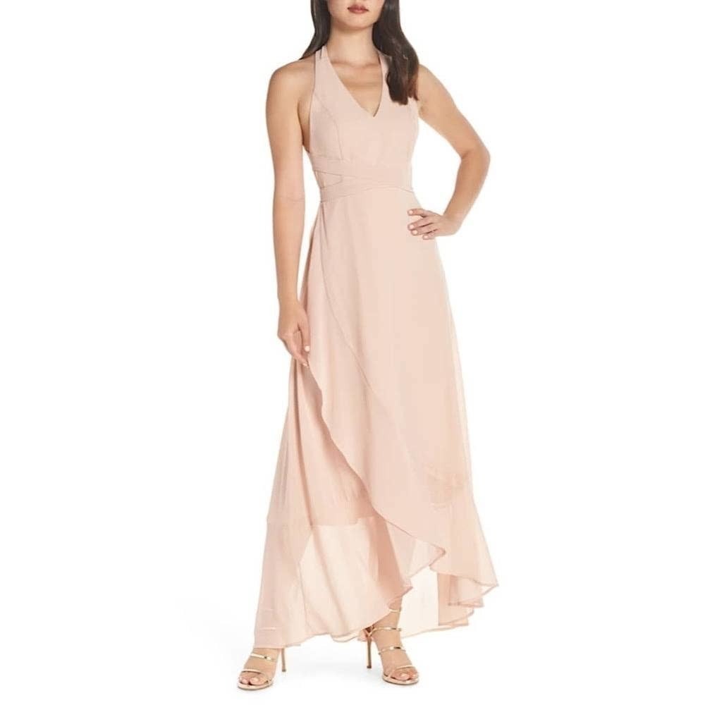 NWT‎ Lulu’s Wrap of Luxury Convertible Dress Blush Nude